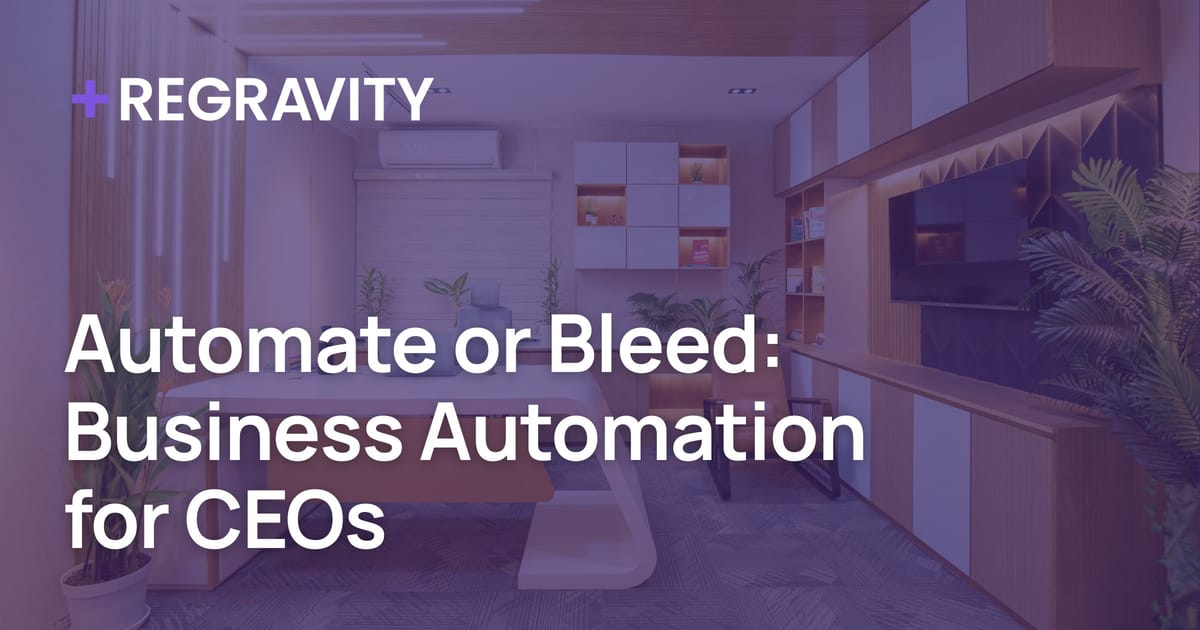 Automate or Bleed: Business Automation for CEOs